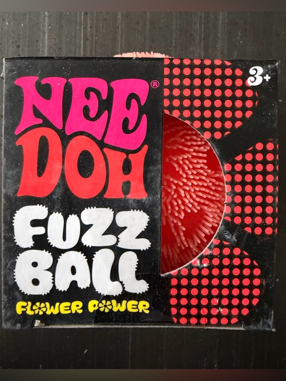 NEE DOH Fuzz Ball Kids Toy - Orange